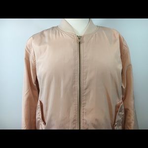 NWOT Ci Sono Bomber Pink Jacket